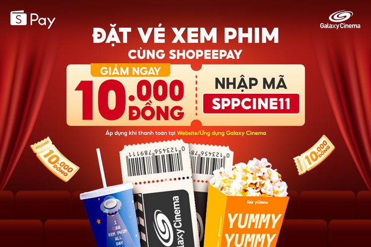 Voucher ShopeePay Giảm 10K Dành Tặng Các Stars!