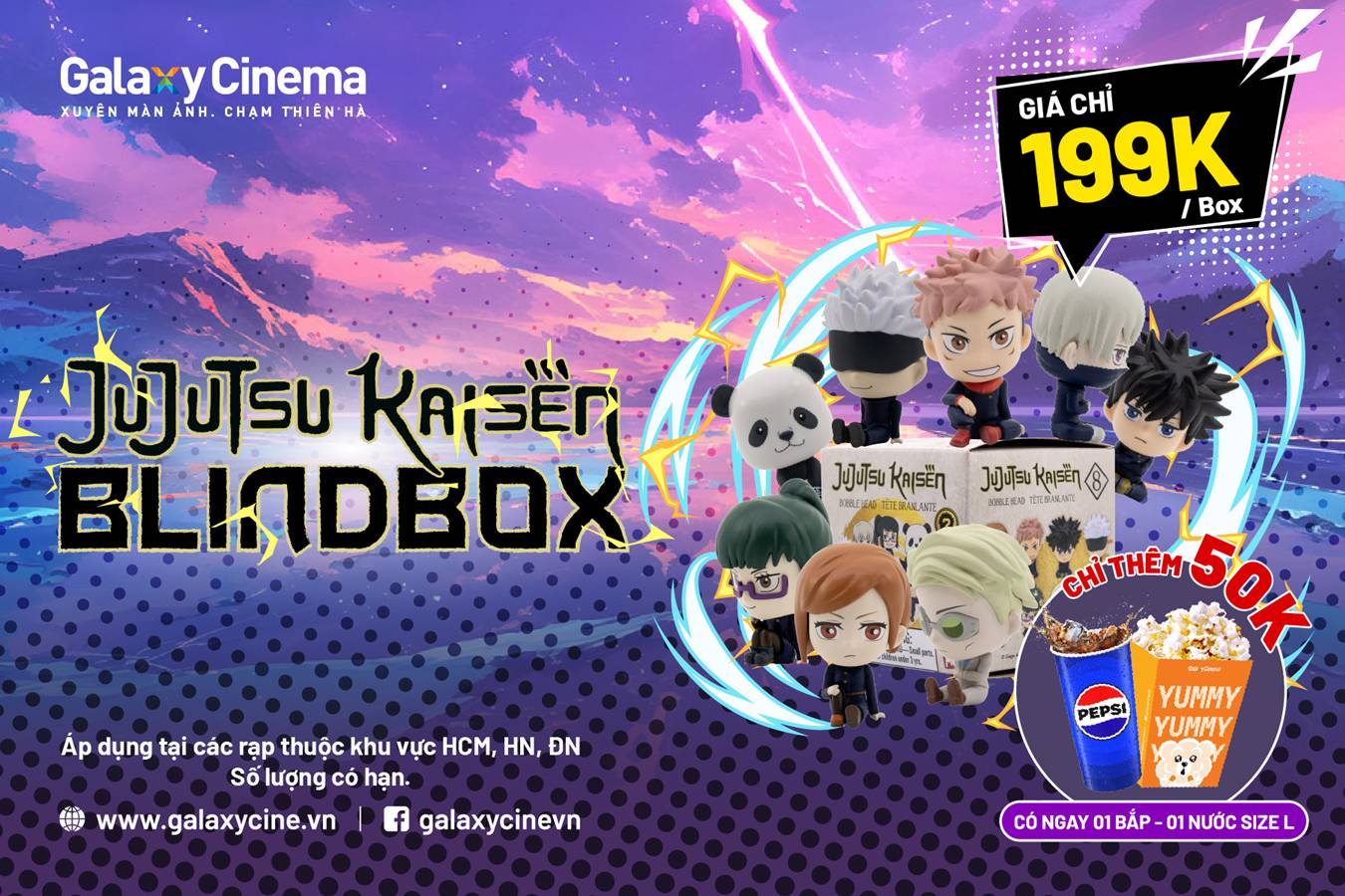 Triệu Hồi Năng Lượng Chú Thuật – Săn Figurine Siêu Đỉnh Tại Galaxy Cinema!