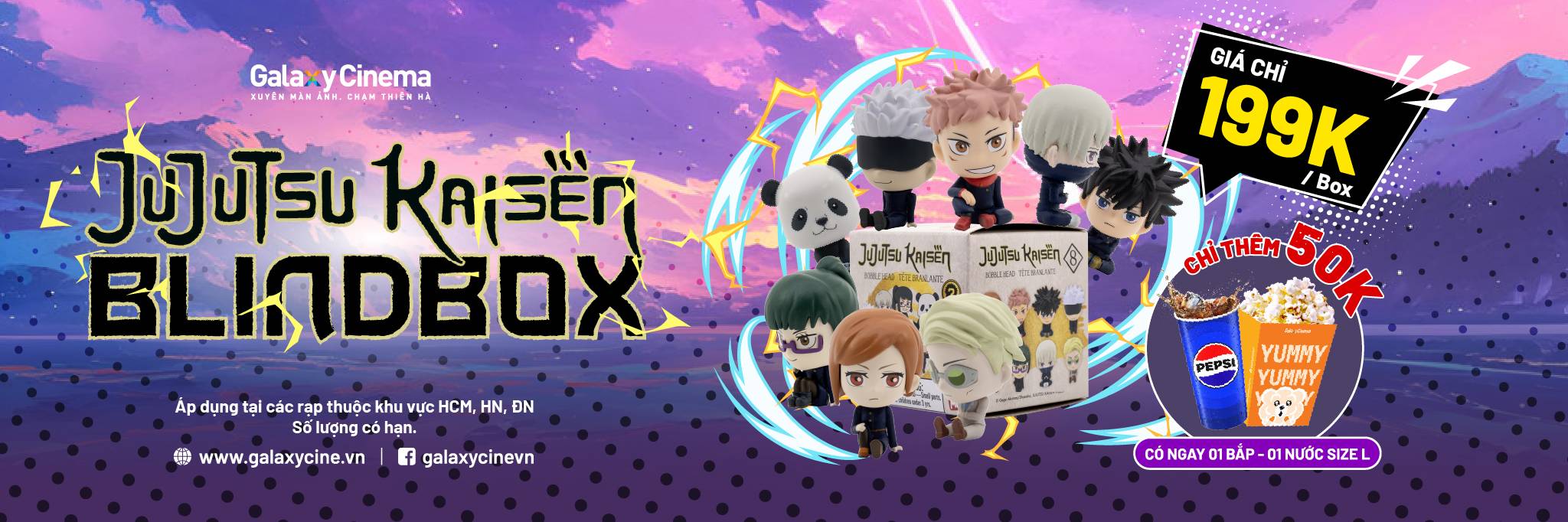 Triệu Hồi Năng Lượng Chú Thuật – Săn Figurine Siêu Đỉnh Tại Galaxy Cinema!