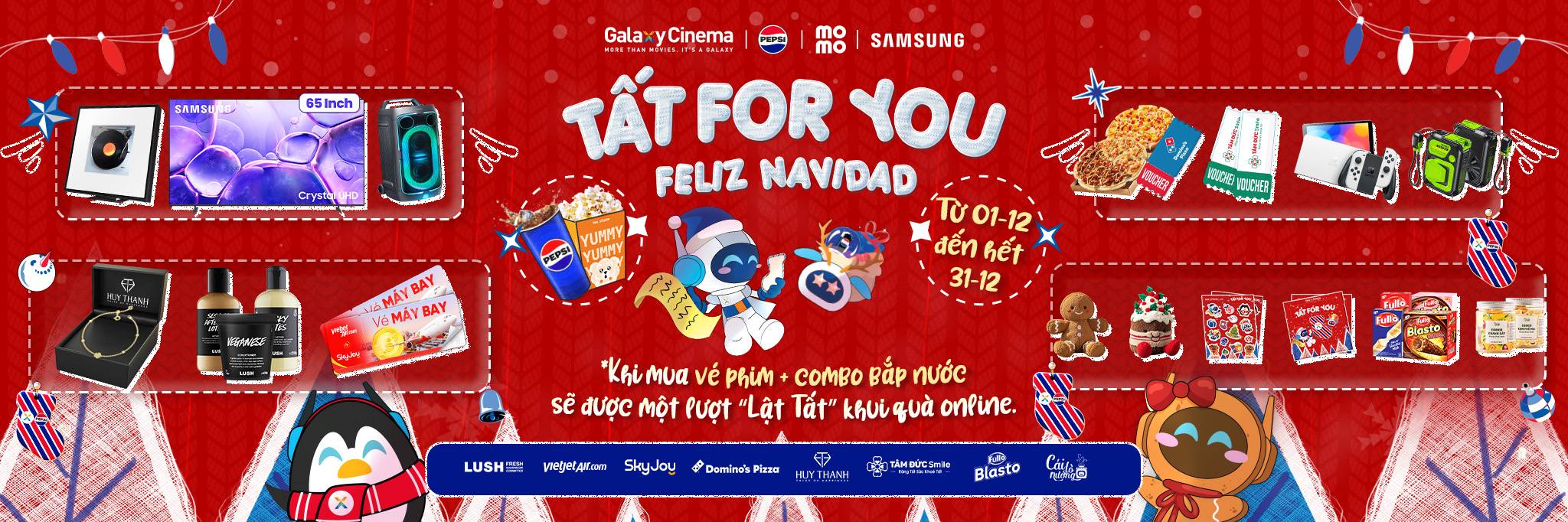 Tất For You - Feliz Navidad – Xem Phim Hay Nhận Quà Liền Tay
