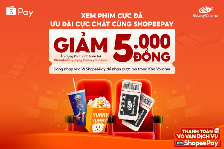 Voucher ShopeePay Giảm 5K Dành Tặng Các Stars!