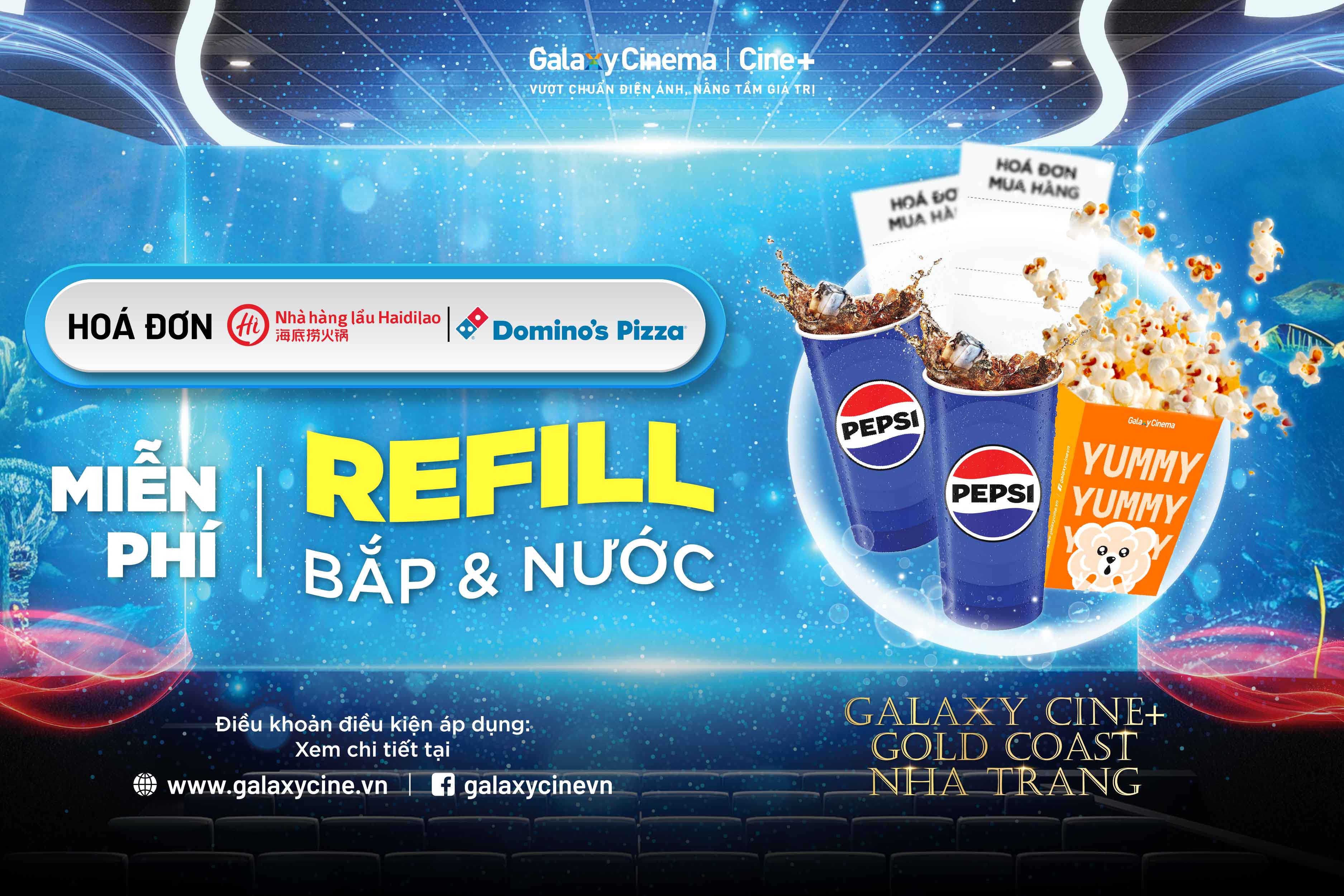 Ưu Đãi Độc Quyền Tại Galaxy Cine+ Gold Coast Nha Trang