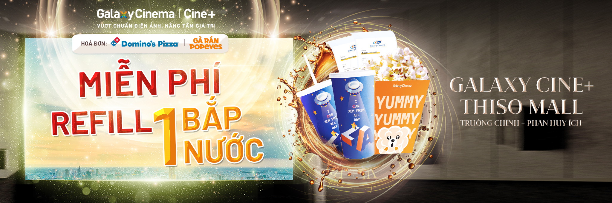 Ưu Đãi Độc Quyền Tại Galaxy Cine+ Thiso Mall Phan Huy Ích