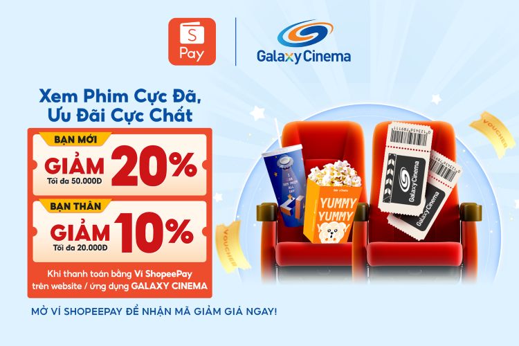 Voucher ShopeePay Giảm 50K Dành Tặng Các Stars!