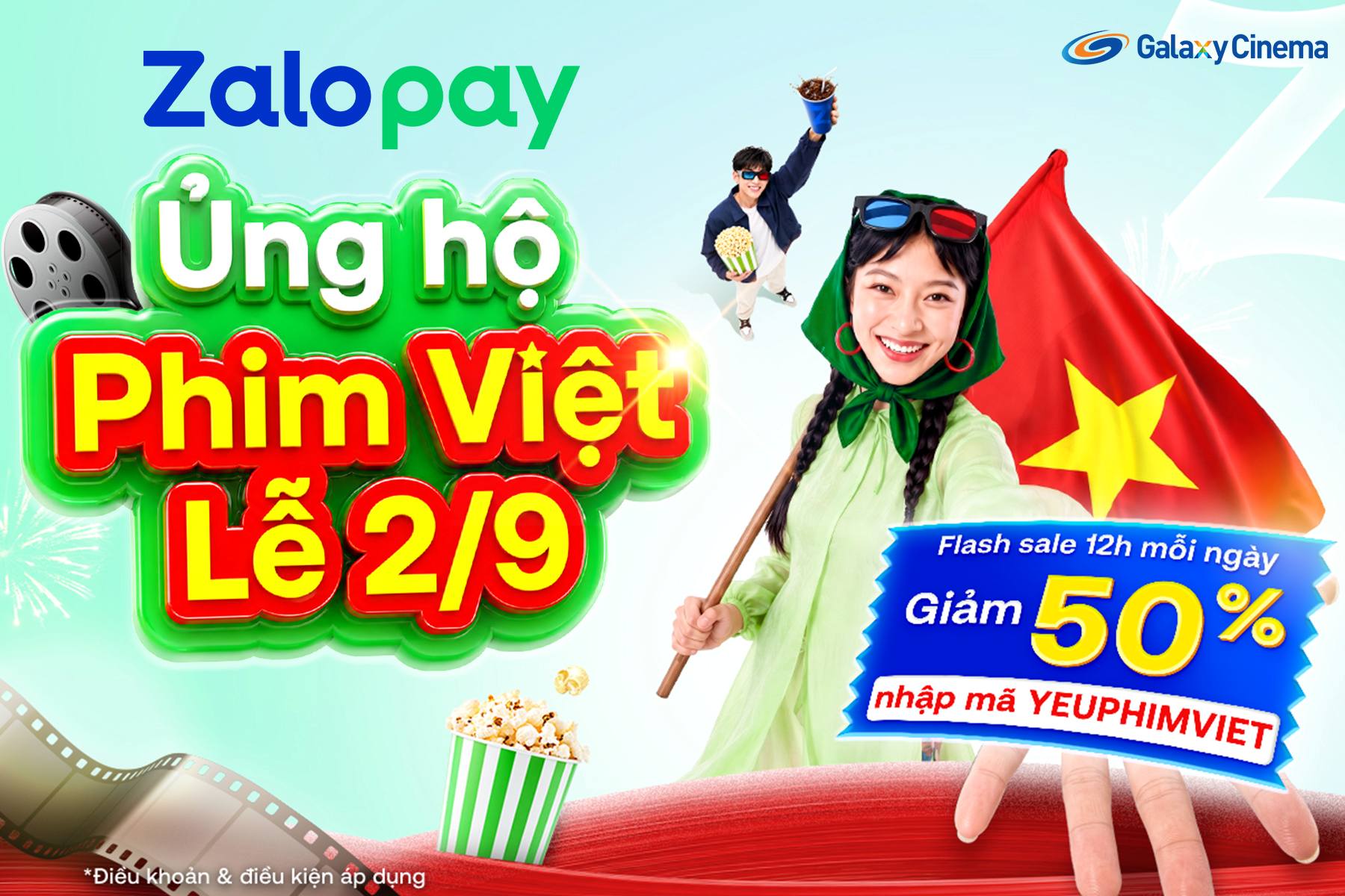 Đặt Vé Phim Trên Zalopay Giảm 50% & Tích Xu Đổi Quà Độc Quyền